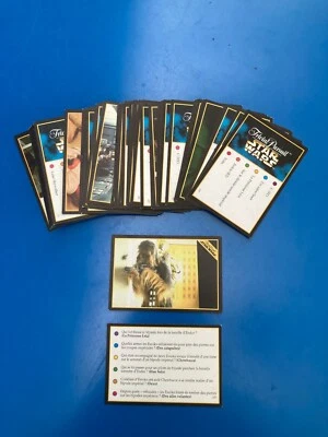 TRIVIAL PURSUIT Lot 50 Carte Jeu STAR WARS DISNEY 300 Questions Recharge Fr - Photo 1/4