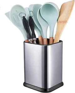 Stainless Steel Kitchen Utensil Holder for Countertop, Spoon Spatula Organizer,M - Picture 1 of 3