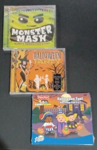 3 HALLOWEEN CDs - Children's- Brand New Sealed In Original Packaging - Picture 1 of 8