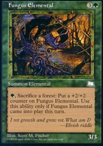 Fungus Elemental ~ Lightly Played Weatherlight MTG Magic UltimateMTG Green Card - Image 1 of 1