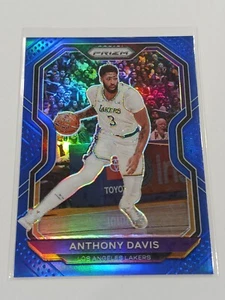 Panini Prizm Anthony Davis 2020-21 */199 Blue Prizm #109 Lakers Mavericks - Imagen 1 de 2