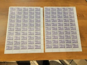 CANADA SHEET Scott #312 5c NH lot 2x sheet plate 1 plate 2  - Imagen 1 de 1