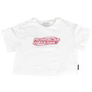 MONNALISA WHITE KIDS GIRLS COTTON T-SHIRT 8 YEARS - Picture 1 of 5