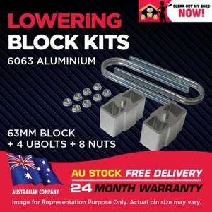 Lowering Blocks Kit Fits Toyota Hiace KDH TRH (63mm) 2005-2018 2.5 Inch - Picture 1 of 6