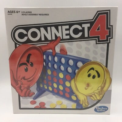 Connect 4 Four Classic Family Fun!Hasbro 2016, Made in USA. New & Factory Sealed - Image 1 of 2
