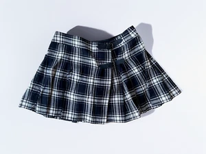 Bonpoint plaid skirt, kids accent buckles, size L, 100% wool, BNWT (slight mark) - Picture 1 of 5