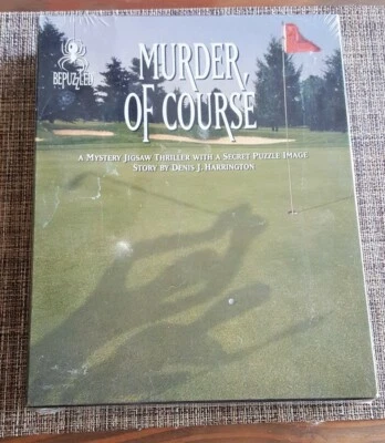 Murder Of Course - Bepuzzled 1994 Mystery Jigsaw Puzzle Thriller - SELLADO Foto 1 de 4