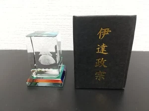 Masamune Date 3D Kristall Samurai Lord Sengoku Figur Glas Kabuto Ornamente - Bild 1 von 17