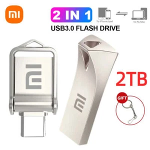 Xiaomi 2TB USB 1TB 512GB 256GB 128GB OTG Metal USB 3.0 Pen Drive Key High Speed - Picture 1 of 17