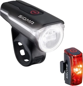 Sigma Aura 60 Infinity Set USB 17760 Fahrradlampe 60 LUX Stvzo Fahrradlicht LED - Bild 1 von 3