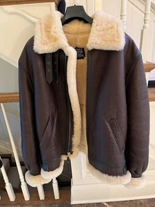 COCKPIT USA B-3 Bomber Jacket Brown Made in the USA size Xl - Picture 1 of 5