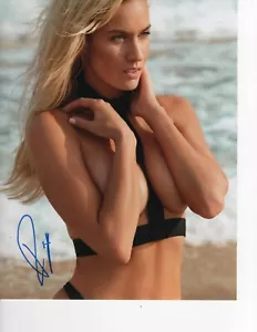 LPGA GOLFER POINTSBET MODELLO PAIGE SPIRANAC FIRMATO CLOSE UP 8X10 - Foto 1 di 1