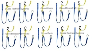 (10 Pack) Motorbike Tie Down, Motorcycle Restraint, Tie Down Strap - Picture 1 of 1