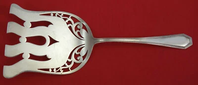 Tenedor de espárragos de plata esterlina Queen Anne liso de Dominick and Haff Lrg. Recorte Foto 1 de 2