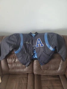 Vintage Sichel The Arsenio Hall Show Original Logo Varsity Bomber Jacket M 1989 - Picture 1 of 11