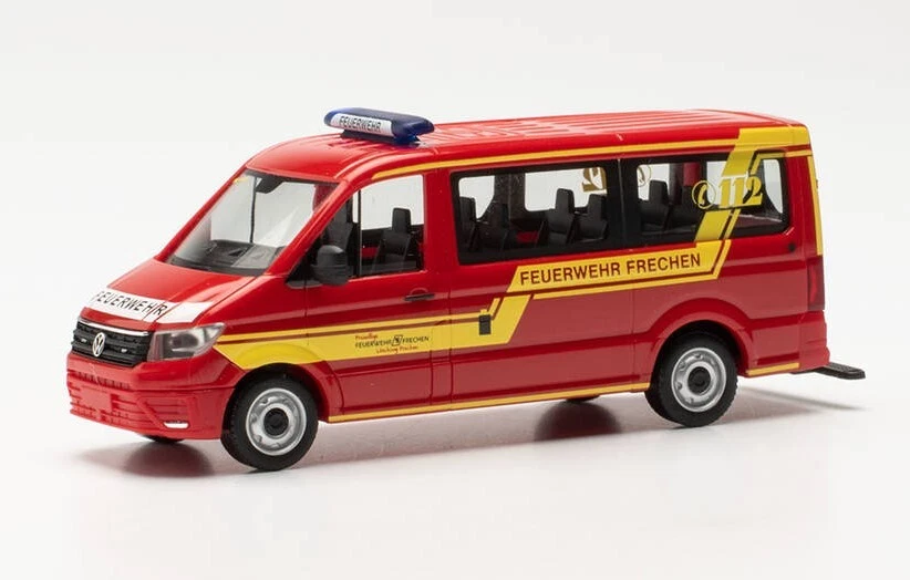 HERPA - Bus de pompiers FIER SERVOE FRECHEN MTW 2 – VOLKSWAGEN CRAFTER FD - 1... - Photo 1/1