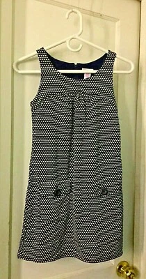 Vestido corazones AZUL MARINO Y BLANCO de Xhilaration para niños de 7/8 años NUEVO CON ETIQUETA Foto 1 de 4