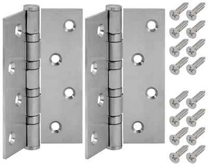 Scharniere 4x Edelstahl 100 mm o.125 mm Türband Türscharnier Edelstahlscharniere - Bild 1 von 1