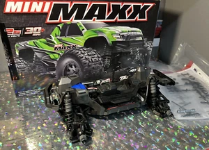 Traxxas Mini-Maxx 4x4 Bl-2s Roller Chassis Parts TRX 107154 -1 Servo Shocks Diff - Picture 1 of 10