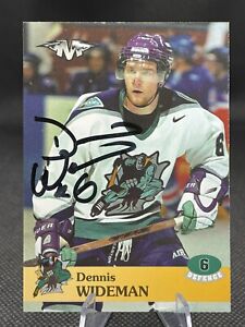 Dennis Wideman - Signed 2001-02 London Knights Team Issued Card #3