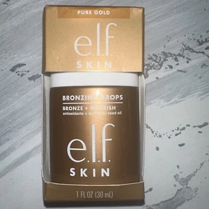 e.l.f. SKIN Bronzing Drops, Liquid Bronzer For Face & Skin Pure Gold Bronze 1 - Picture 1 of 1
