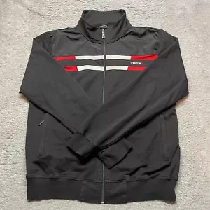 Tommy Hilfiger Zip-Up Track Athletic Wear Jacket Black Mens XXL - Picture 1 of 10