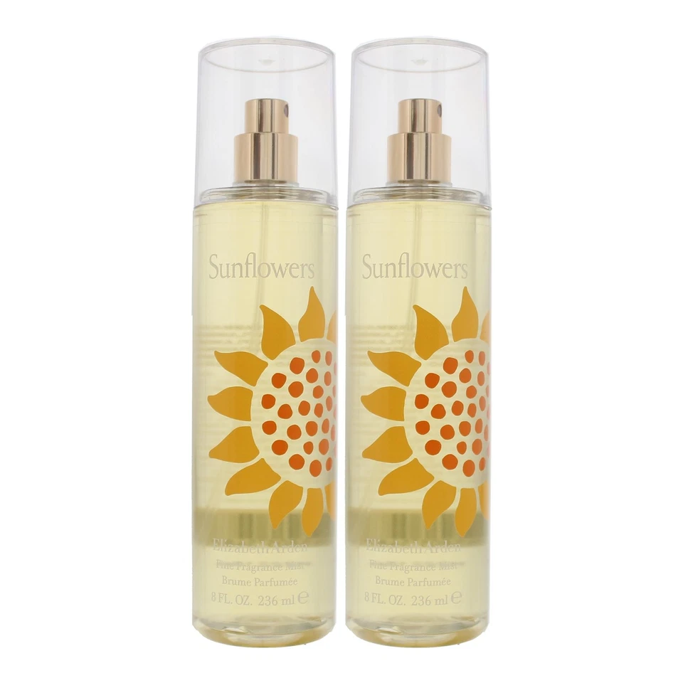 Elizabeth Arden Sunflowers Fine Fragrance Mist 236ml For Her x 2