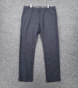 NEW J Crew 484 Dress Pants Mens 32X30 Blue Plaid Slim Fit Preppy Casual Trouser - Picture 1 of 16