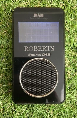 Roberts Sports DAB2 Black DAB / FM Radio No Charger (3a) (C108) - Image 1 of 4