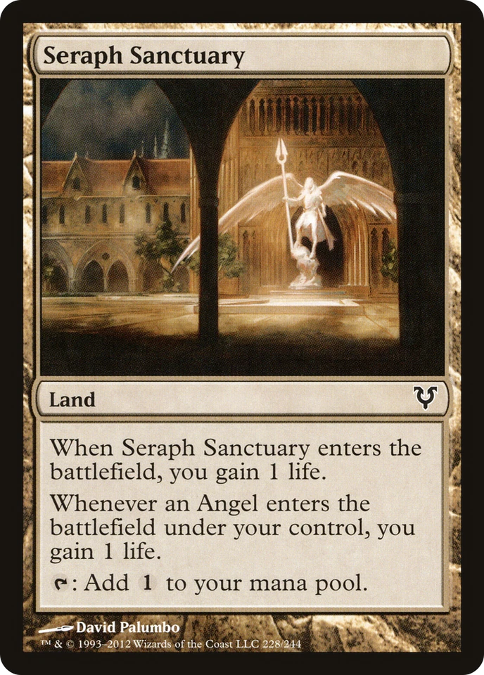 Seraph Sanctuary #228 (Damaged) Avacyn Restored AVR Magic MTG - Image 1 of 1