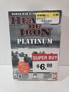Hearts of Iron: Platinum (PC-CD, 2004) para Windows 98/ME/2000/XP - NUEVO en CAJA - Imagen 1 de 6
