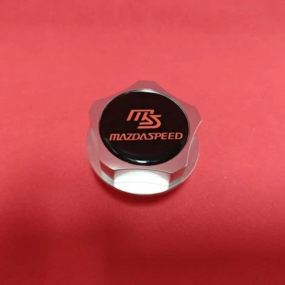 TAPA DE LLENADO DE ACEITE DE MOTOR BILLET CROMADO MS PARA MAZDA 2 3 5 6 CX-30 CX-5 MX30 MX5 RF Foto 1 de 4