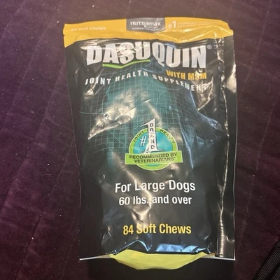 Dasuquin MSM suplemento de salud articular masticable suave para perros GRANDES 84ct 9/2026 Foto 1 de 3