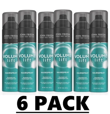 (6 PACK) John Frieda Volume Lift Hairspray for Fine or Flat  Hair, 10 oz (283 g) - Image 1 of 4