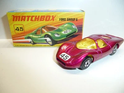! #45 Matchbox Superfast Ford Gruppo 6 in confezione originale! - Immagine 1 di 4
