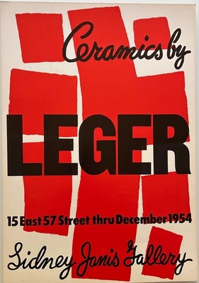 Leger 陶瓷,1954 年 Sidney Janis Gallery 纽约 — 第 1/2 张图片