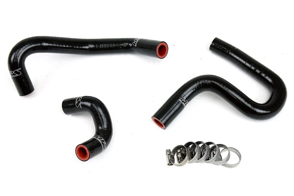 HPS Black Silicone Heater Hose Kit Coolant for Toyota 95-04 Tacoma 3.4L V6 - Image 1 of 1