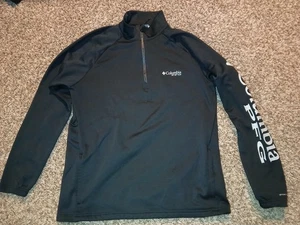 Pullover Columbia Terminal Tackle Omni-Mecha Raglán Cuarto Cremallera - Negro Talla M - Imagen 1 de 10
