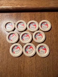 (10) L. M. Cure Mayfield, Pa.  milk caps - Picture 1 of 7