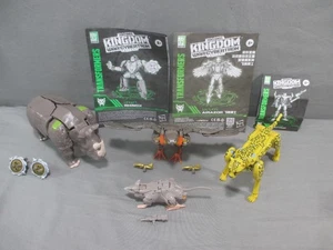 Transformers Kingdom RHINOX AIRAZOR RATRAP Lote Completo Guerra Para Cybertron - Imagen 1 de 10