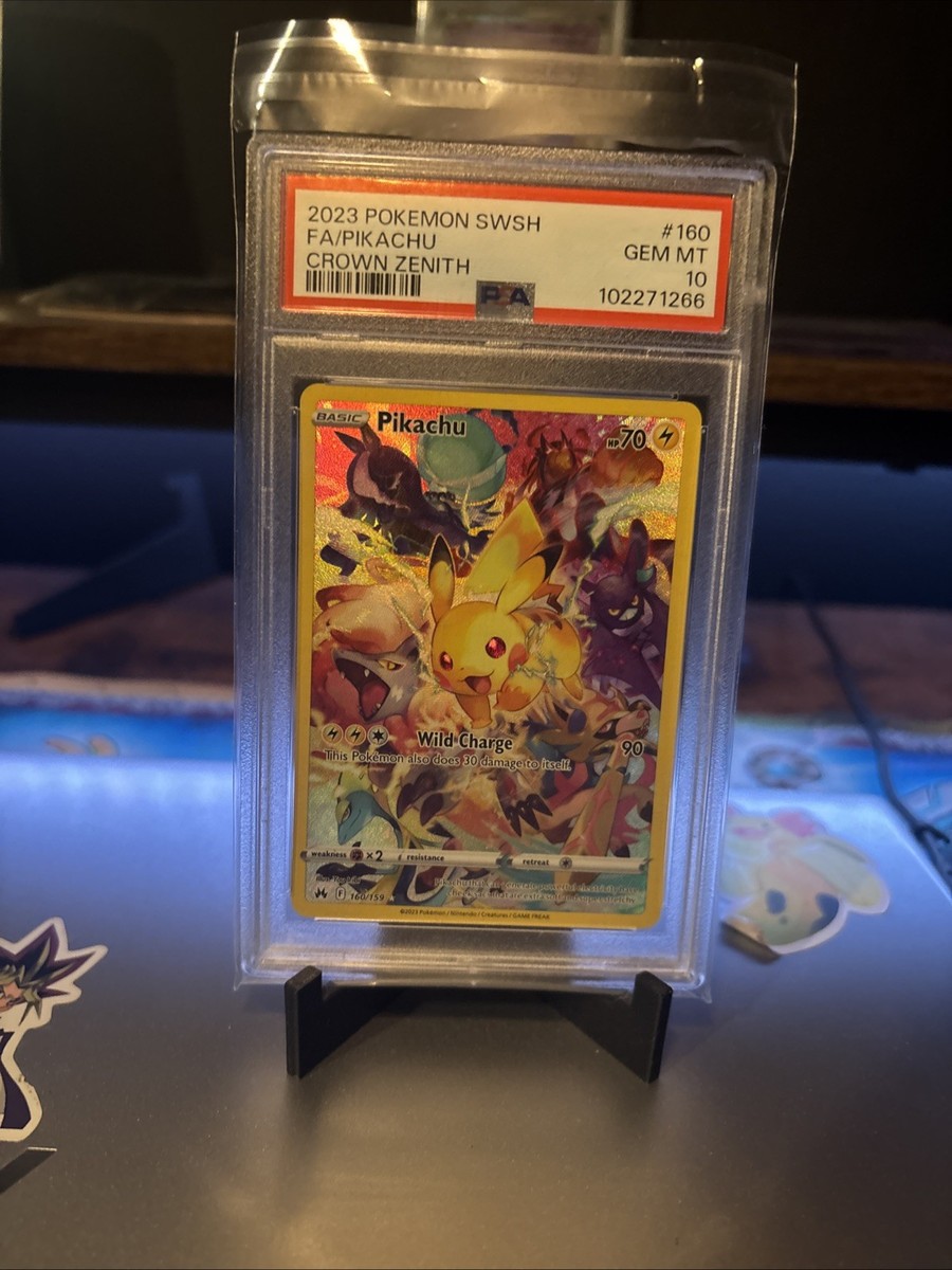 Pikachu Pokémon TCG Professional Sports Authenticator (PSA Pikachu Pokémon TCG Professional Sports Authenticator (PSA