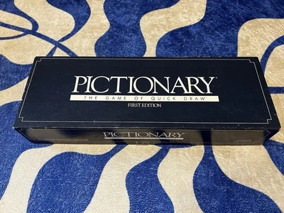 Pictionary The Game of Quick Draw First Edition 1985 Vintage Board Game Complete - Image 1 of 4