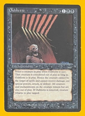 MTG OUBLIETTE (Light) Arabian Nights (OldManMTG 012-640) - Image 1 of 3