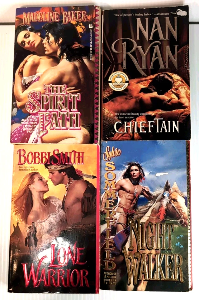 American Indian Historical Romance Paperback Book Baker Ryan Smith Somerfeld 4x Foto 1 de 4