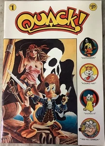 Quack 1 Underground 1976 Star Reach Comic Book - Picture 1 of 11