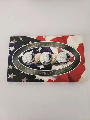 2002  Gold Mint Edition ~ State Quarter Collection ~ In Box W/ COA ~ MINT - Image 1 of 4