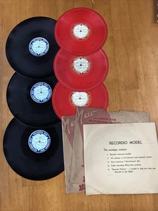 Wilcox-Gay Recordio  78 RPM Records  1946? 10”+8” + 2 sleeves And Envelope - Picture 1 of 1