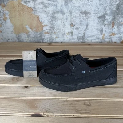 Zapatos para tripulaciones Milano Boat Shoe negro antideslizante protector contra derrames para mujer 9,5 - 47783 Foto 1 de 4