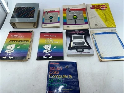 VINTAGE 1986 TANDY COMPUTER 3 MANUALS LOT TRS-80 - Image 1 of 4
