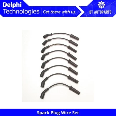 For 2007 GMC Sierra 2500 HD Classic 6.0L V8 Spark Plug Wire Set Delphi - Image 1 of 4